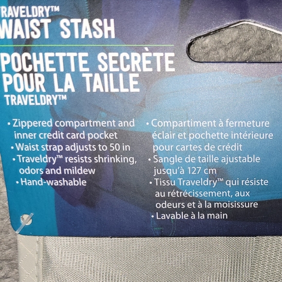 Lewis N Clark Traveldry Waist Stash Bag New - Picture 8 of 9